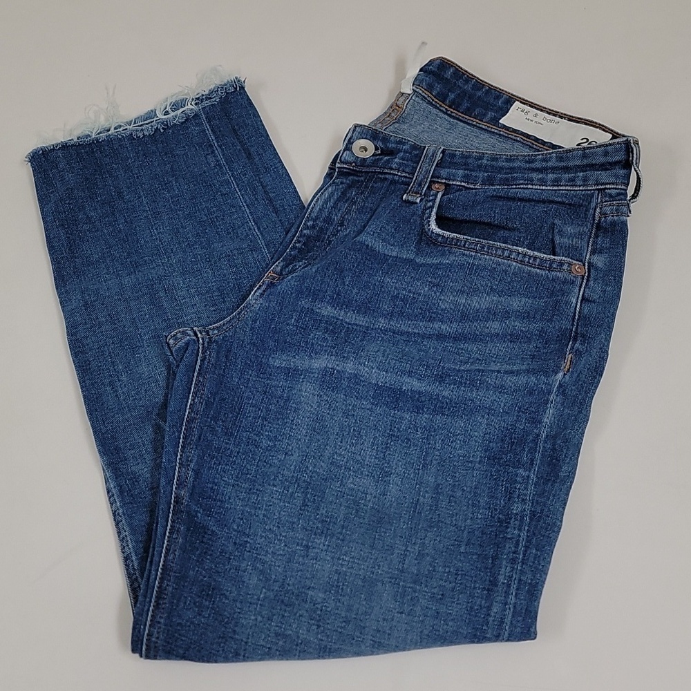 5/$100 Rag & Bone Jeans | Rag & Bone Dre Low-Rise Slim Boyfriend Jean Mission